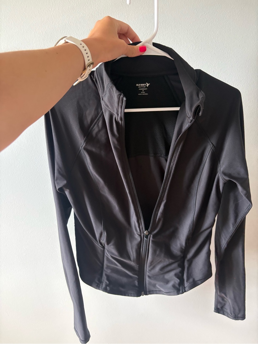 Black Women's Zip-Up Jacket